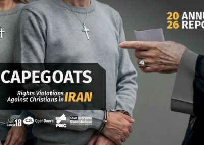 گزارش سالانه: دستگیری دو برابری مسیحیان در سال گذشته