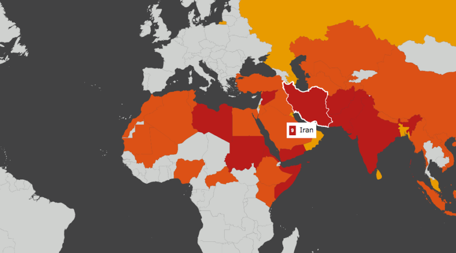 Iran rises to 9th on annual ranking of worst persecutors of Christians