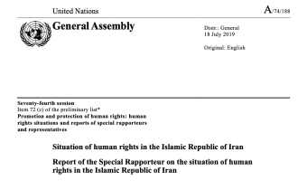 Report of the Special Rapporteur on the situation of human rights in the Islamic Republic of Iran