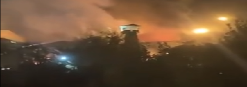 ‘Hellish night’ as Evin Prison set on fire, gunshots heard