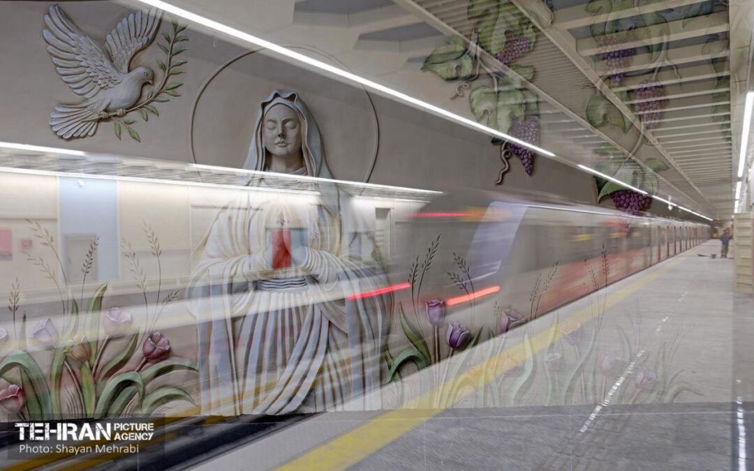 ‘When I look at Tehran’s Mary metro, I see the eyes they paint shut’