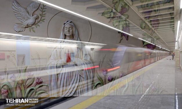 Why has Iran named a metro station after the Virgin Mary?