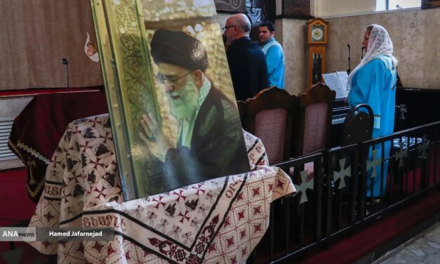 Why did a Tehran church host a memorial service for Ali Khamenei?